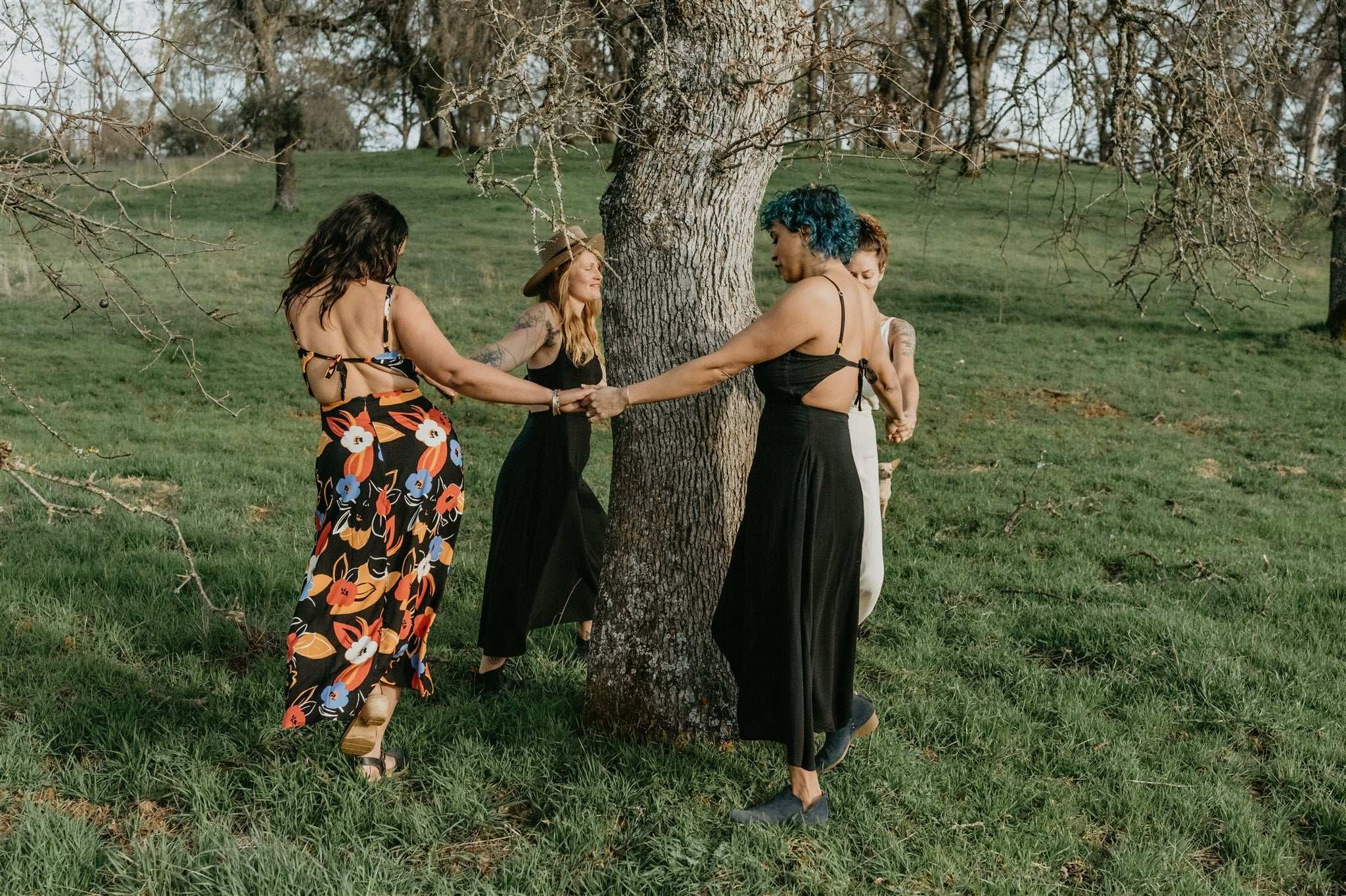 Meadow Dress in Black Challis - Aware House
