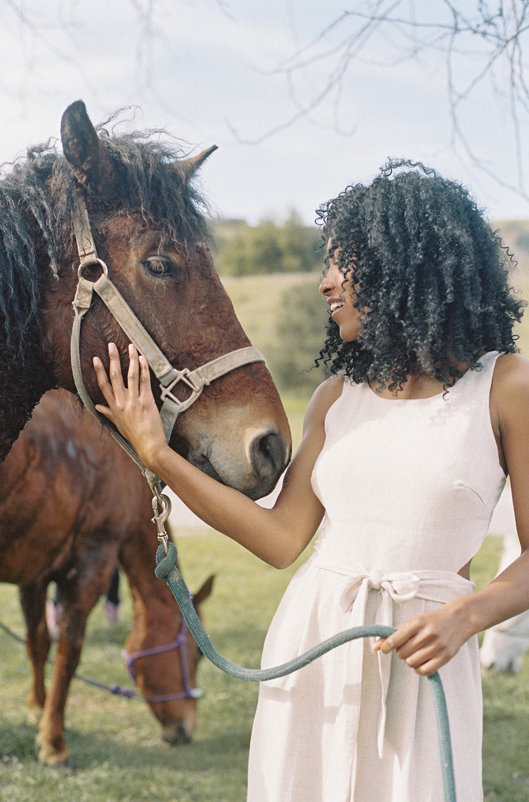 Liberty Jumpsuit in Oat Linen - Aware House - Field Day - 