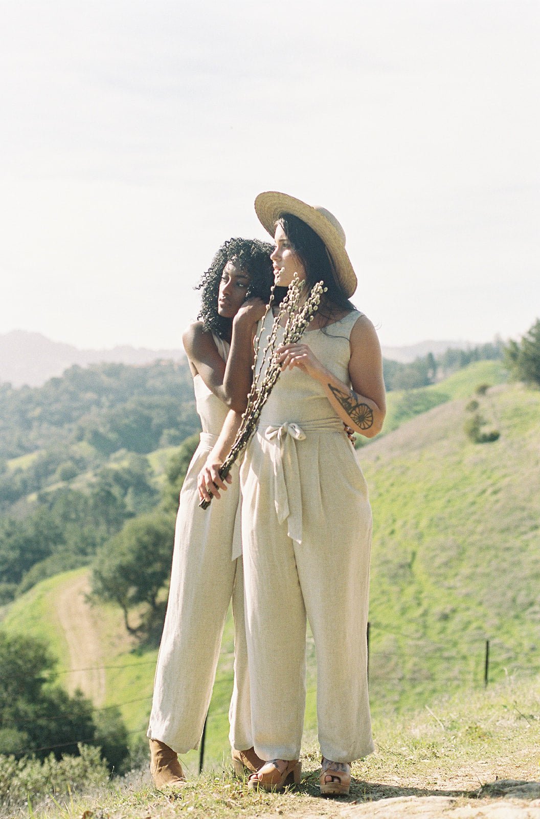 Liberty Jumpsuit in Oat Linen - Aware House - Field Day - 
