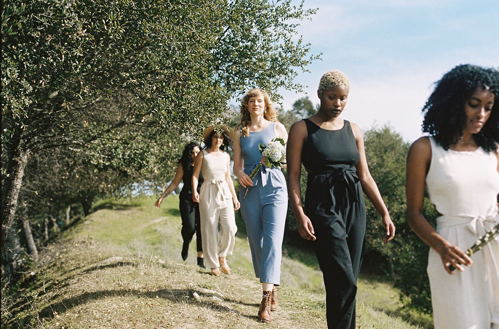 Liberty Jumpsuit in Black Linen - Aware House