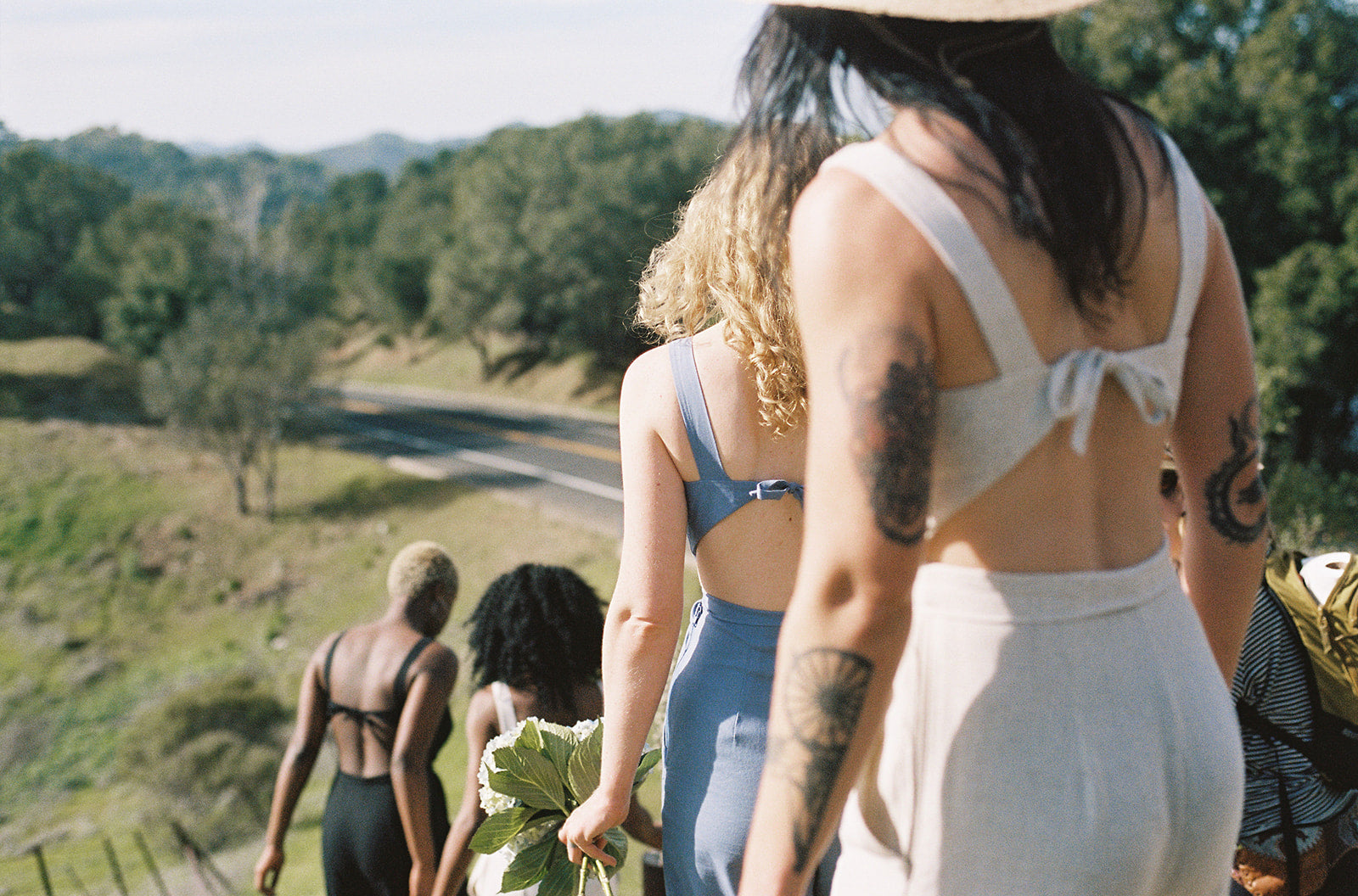 Liberty Jumpsuit in Oat Linen-4