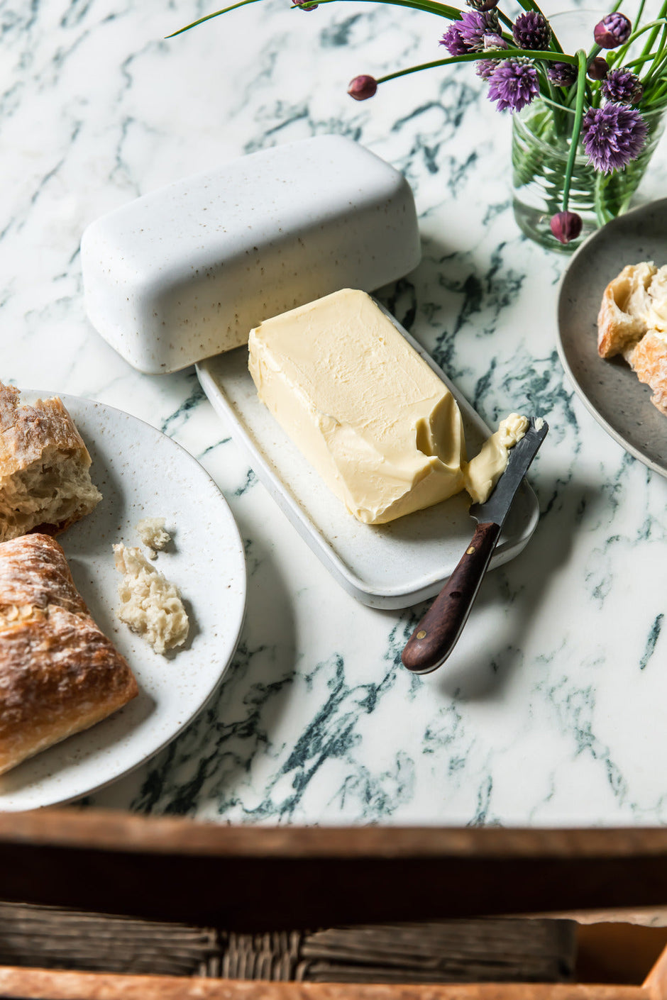 Fieldstone Butter Dish