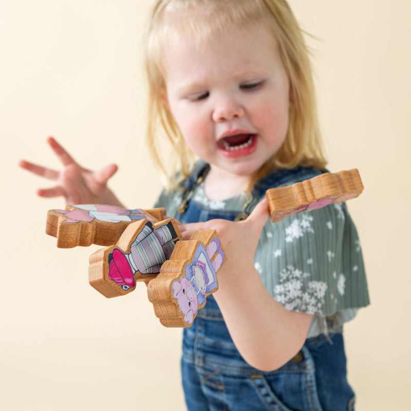Finger Puppet Set | Solid Wood-zoom-