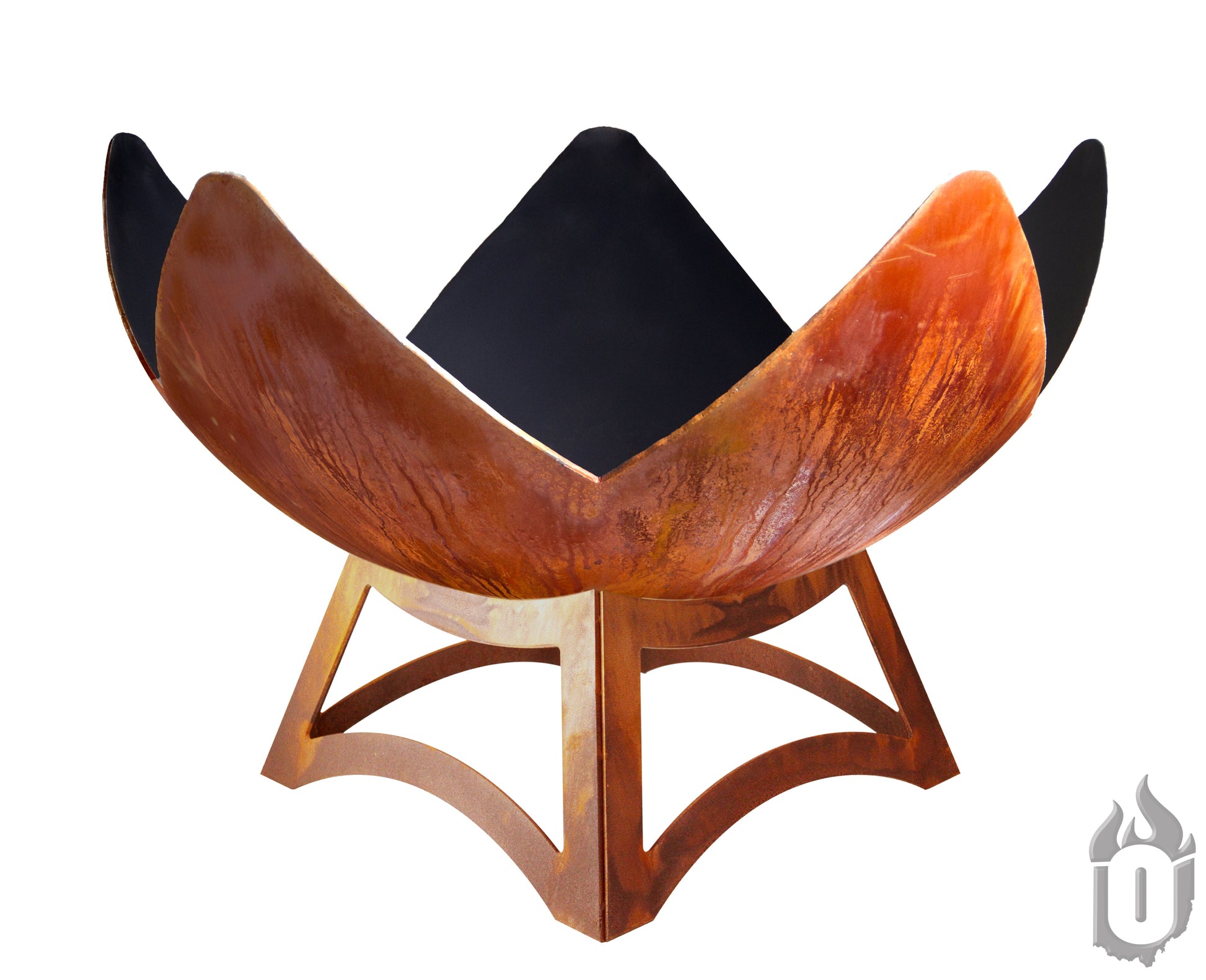 Fire Flower Fire Bowl with Hollow Base-1