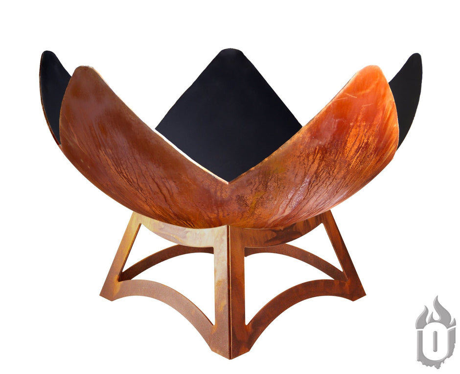 Fire Flower Fire Bowl with Hollow Base - Aware House
