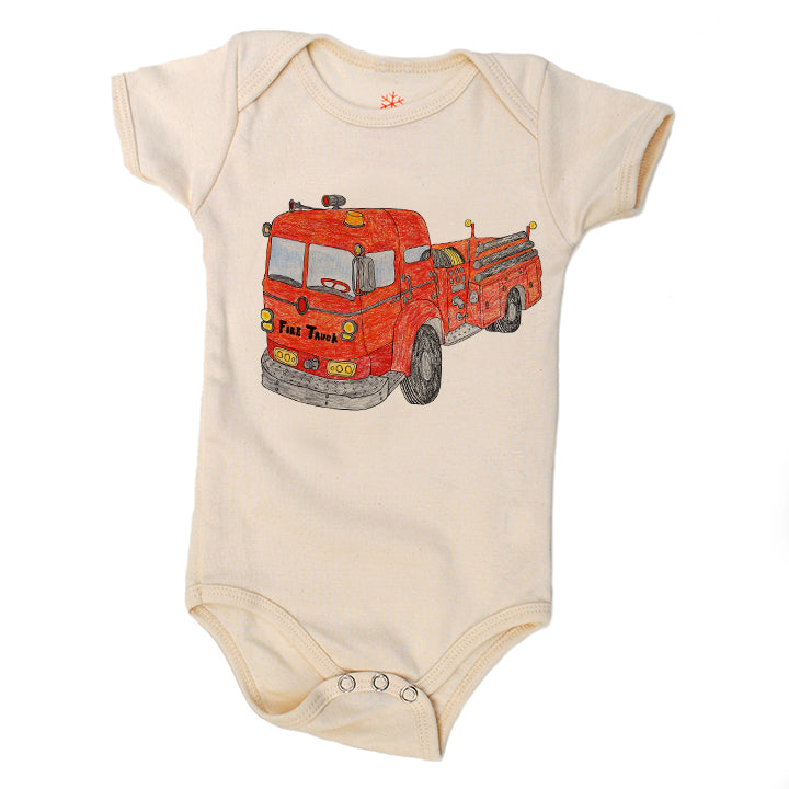 Fire Truck Onesie