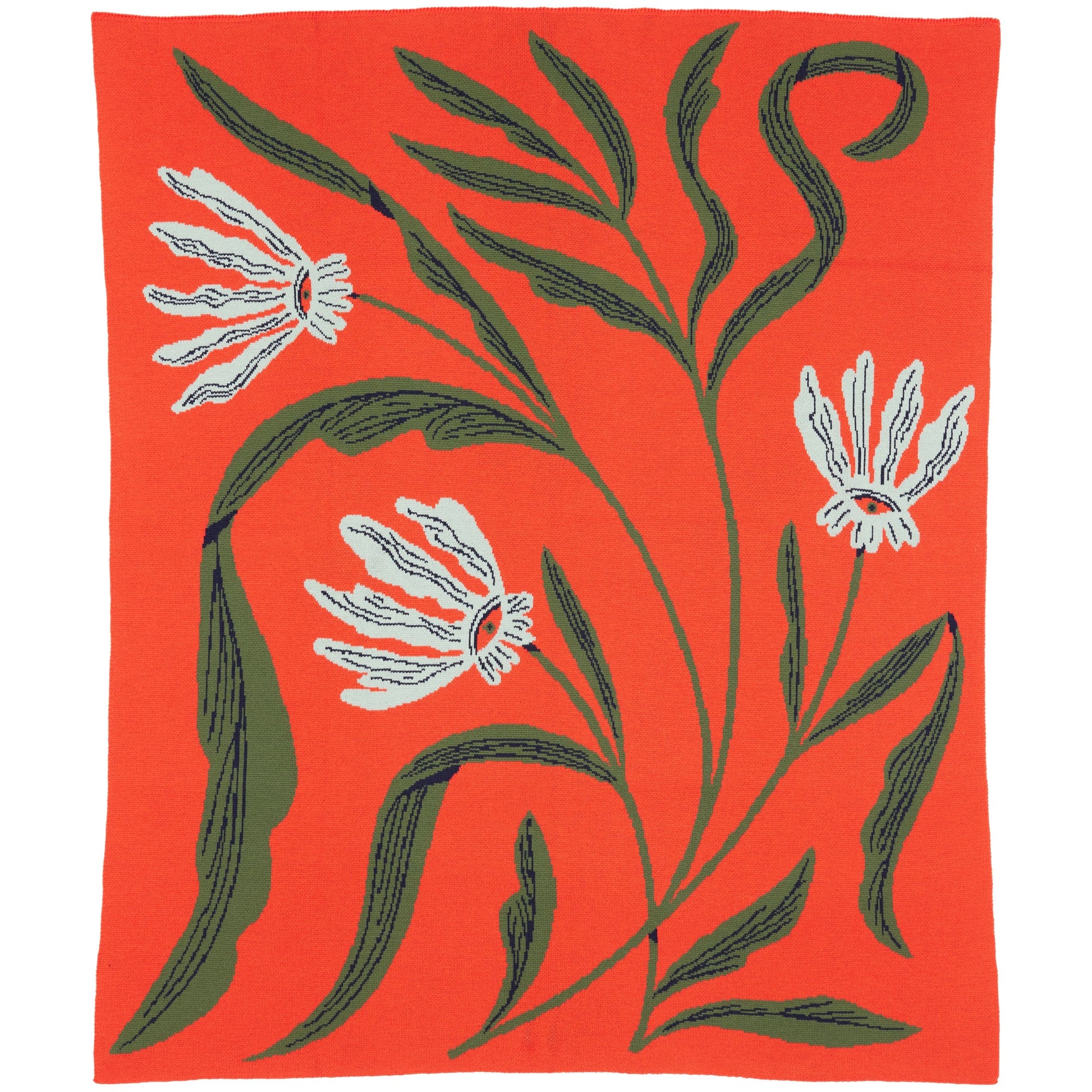 Flora Vision Throw Blanket-11