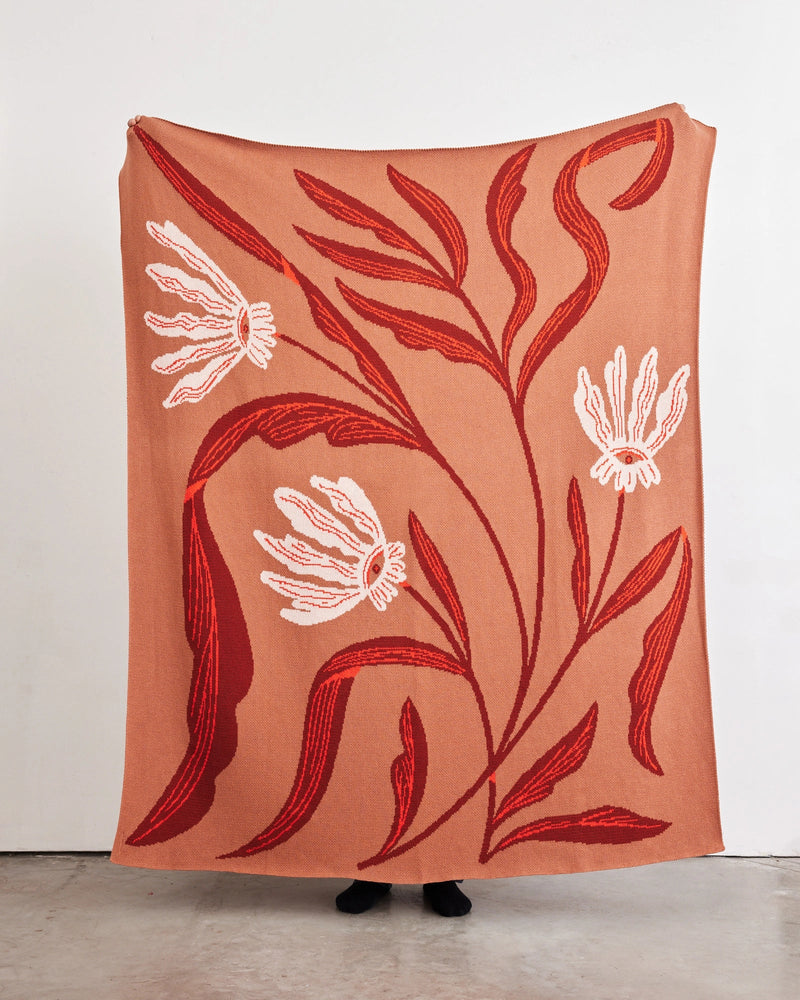 Flora Vision Throw Blanket-zoom-