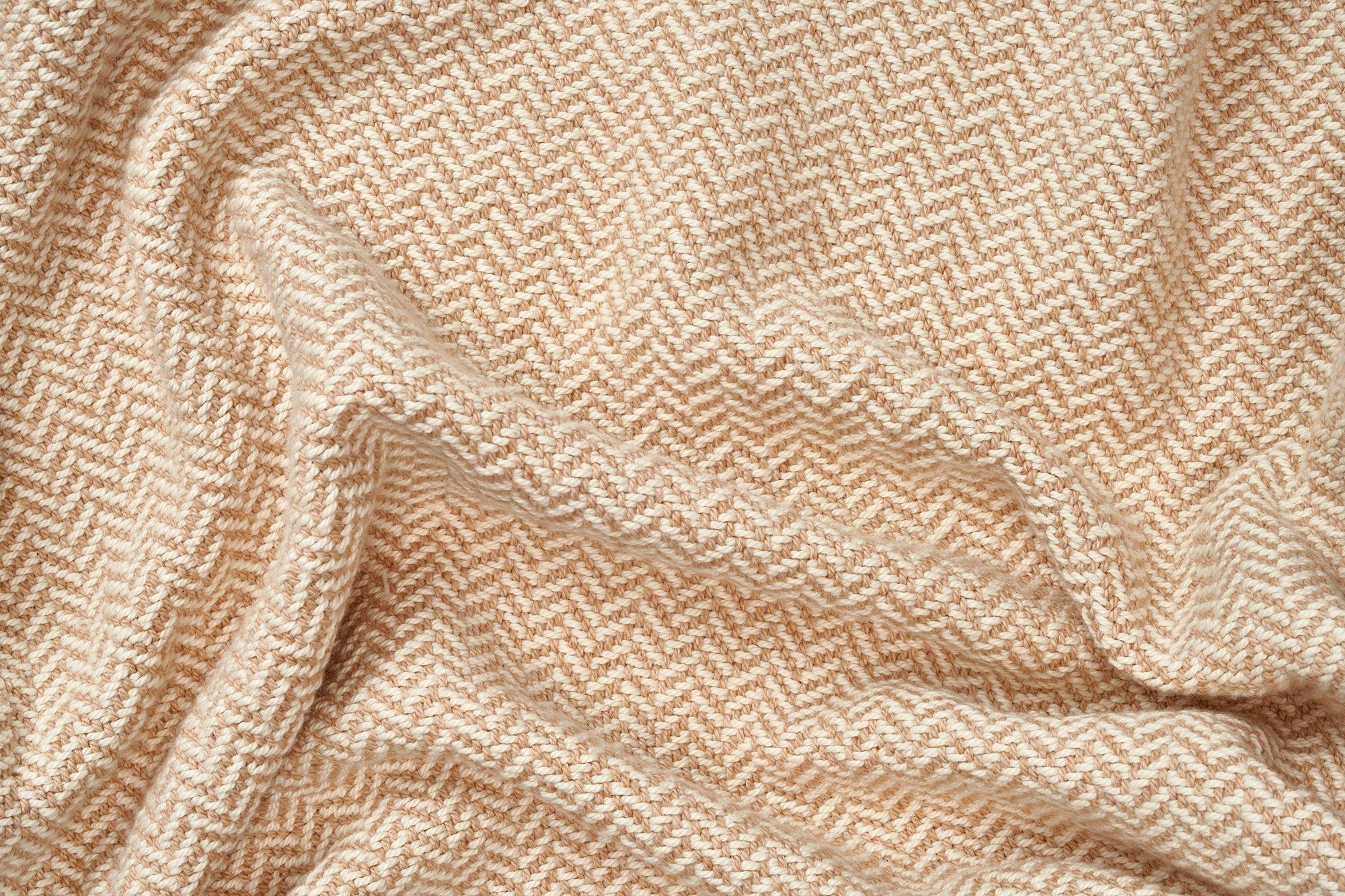 Herringbone Weave Cotton Blanket-zoom-9