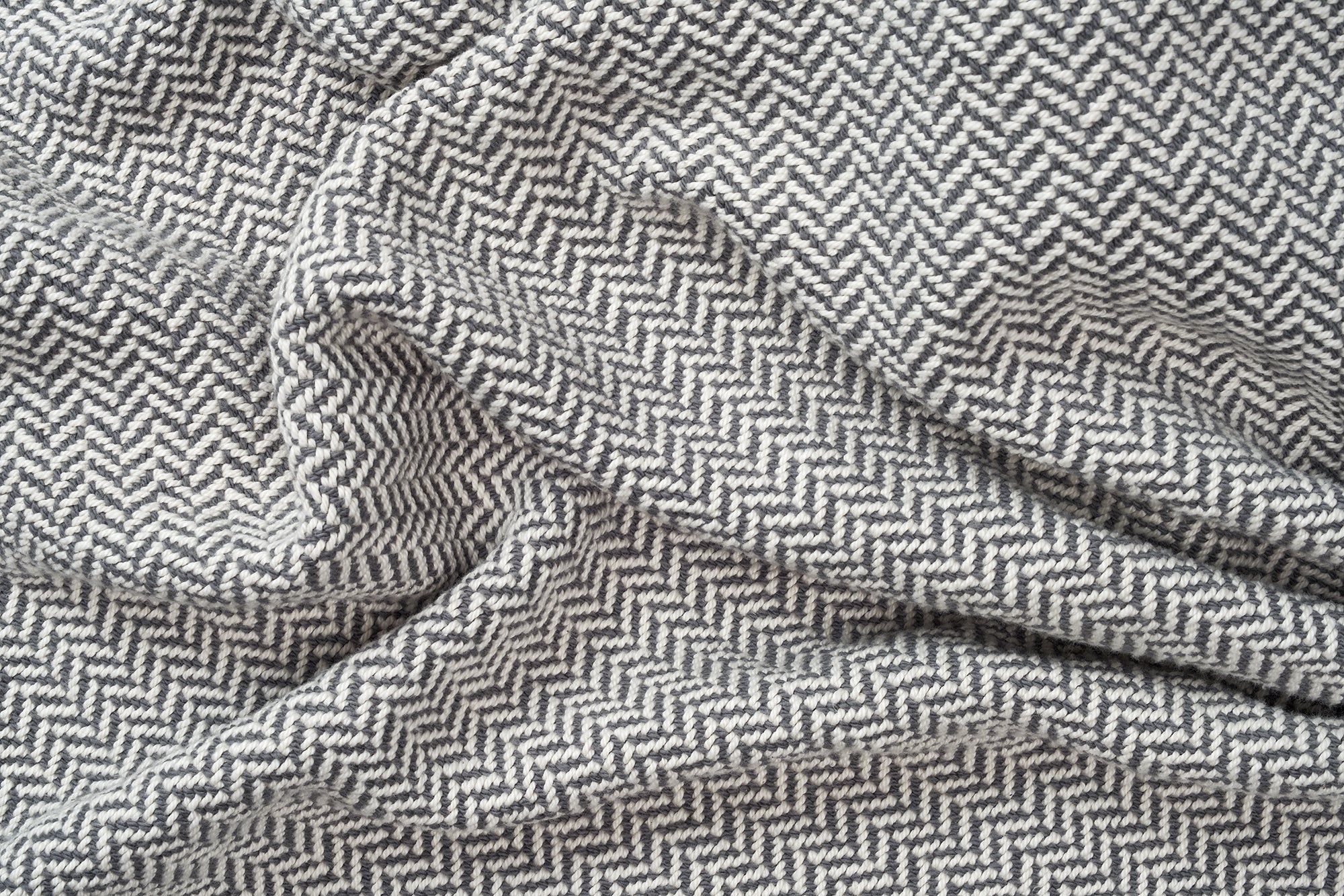 Herringbone Weave Cotton Blanket-zoom-7