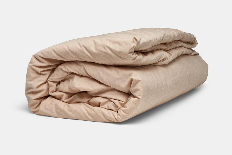 Natural Colored Cotton Duvet Cover Set-zoom-
