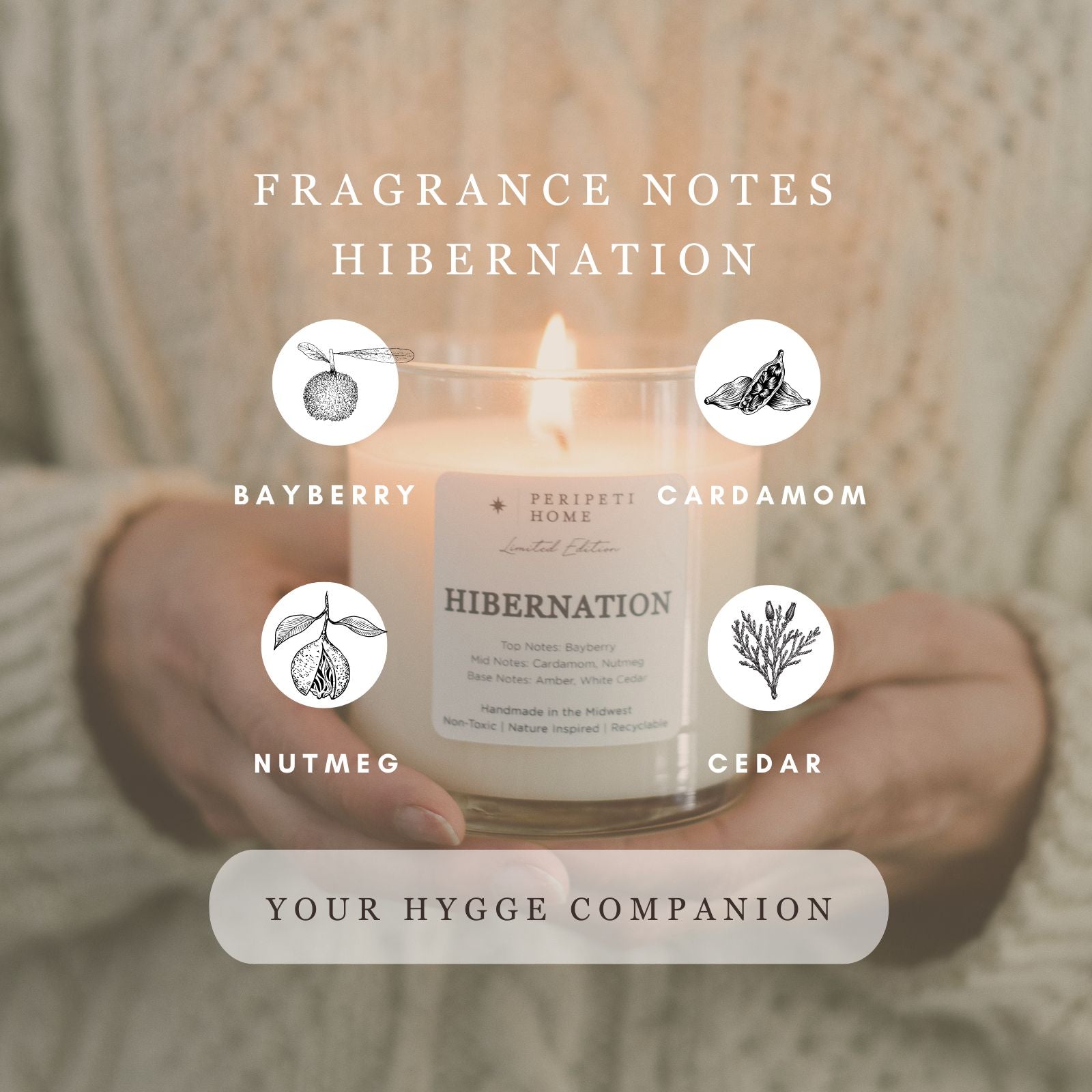 Hibernation Candle, Wax Melt, Diffuser & Room Spray