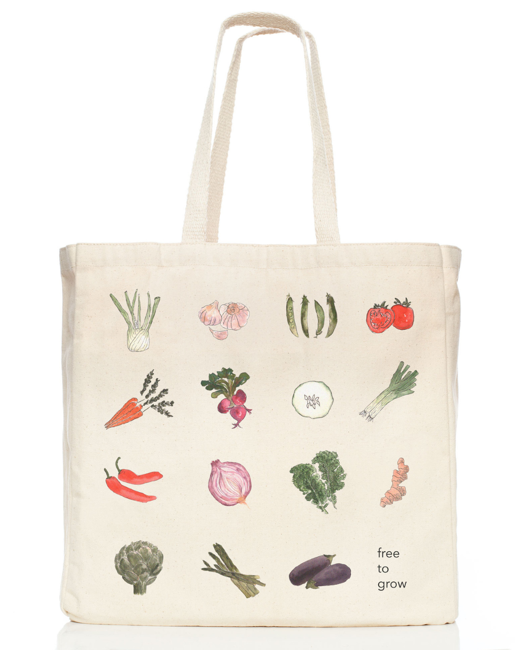 Free to Grow (Veggies) Tote Bag