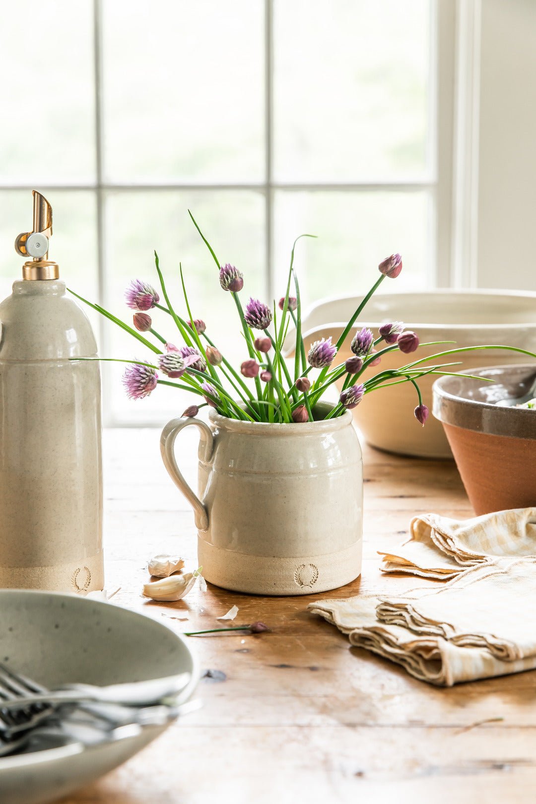 French Country Crock - Aware House - Farmhouse Pottery -