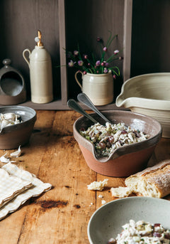 French Country Mixing Bowl - Aware House - Farmhouse Pottery -