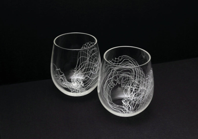 Frequency Stemless Wine Glass-zoom-