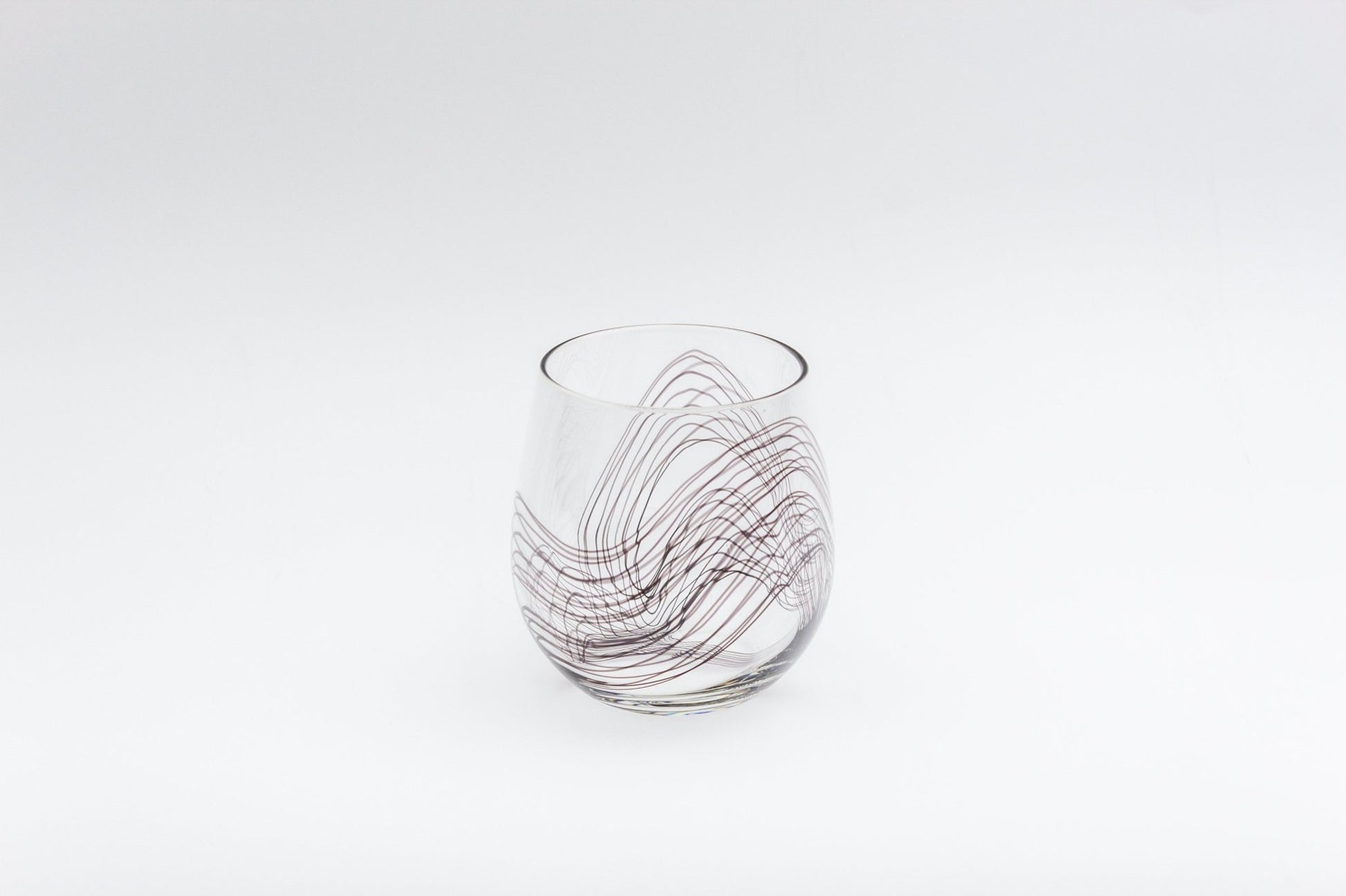 Frequency Black Stemless Wine Glass - Aware House