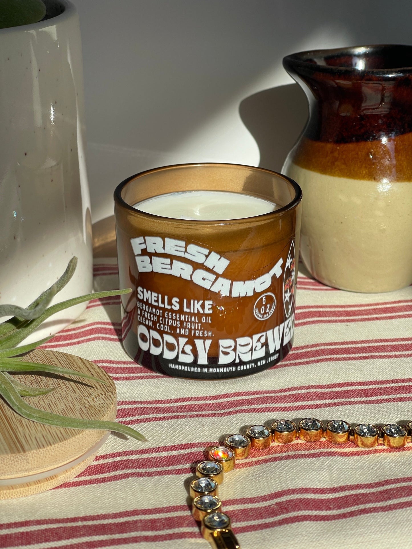 Mini Fresh Bergamot Soy Candle
