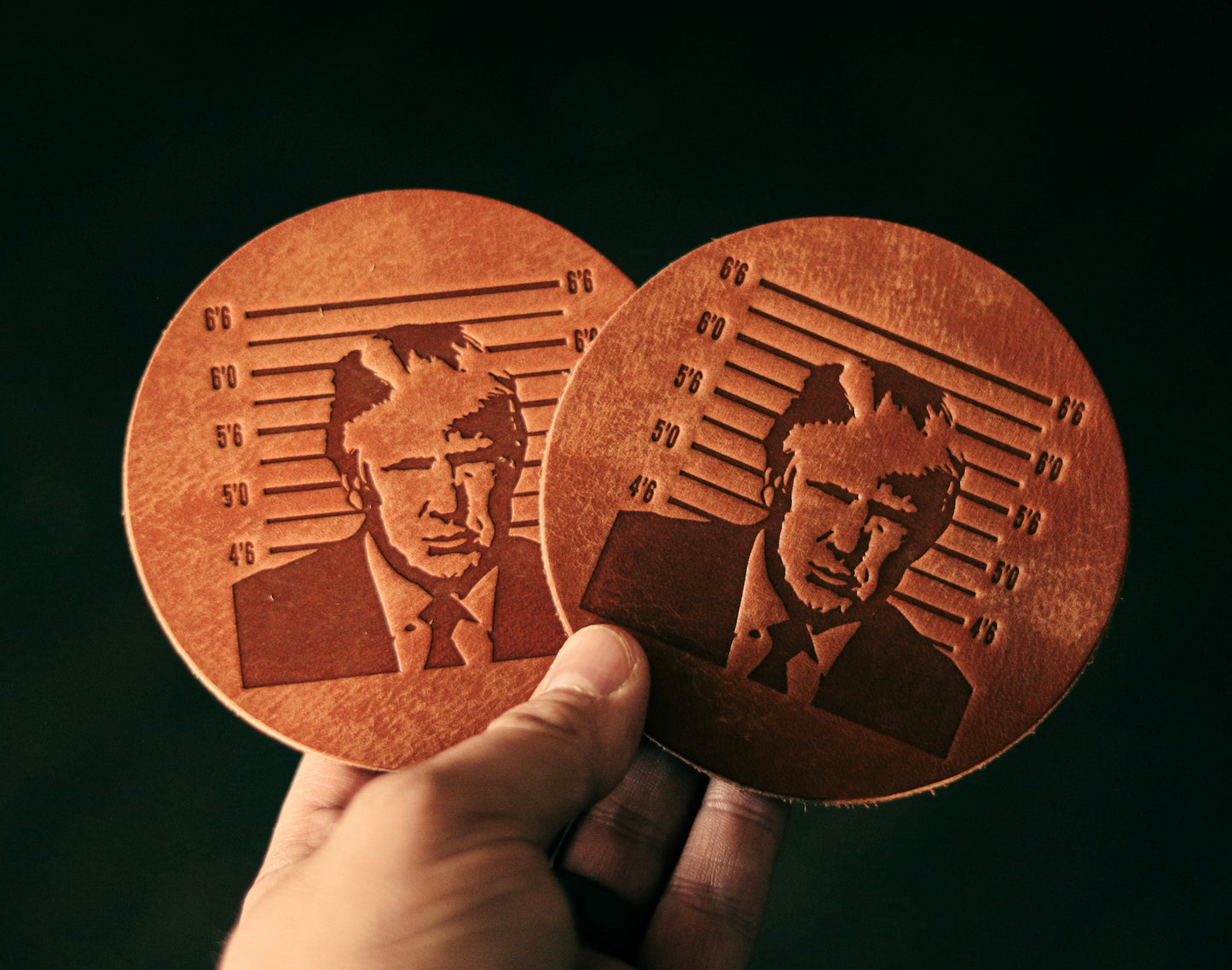 Mugshot Circle Coaster