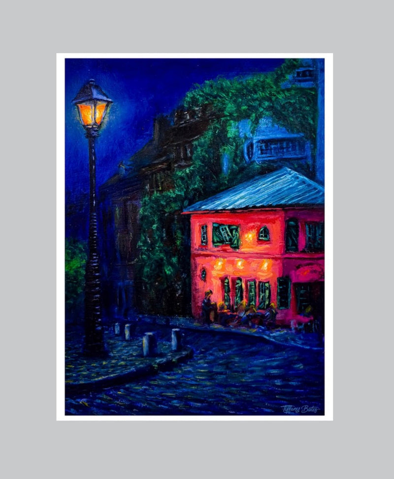 Cafe After Dark | Fine Art Print | Multiple Sizes-zoom-