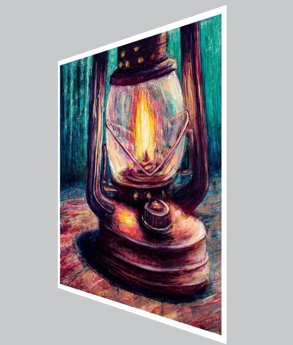Camp Lantern’s Glow | Fine Art Print