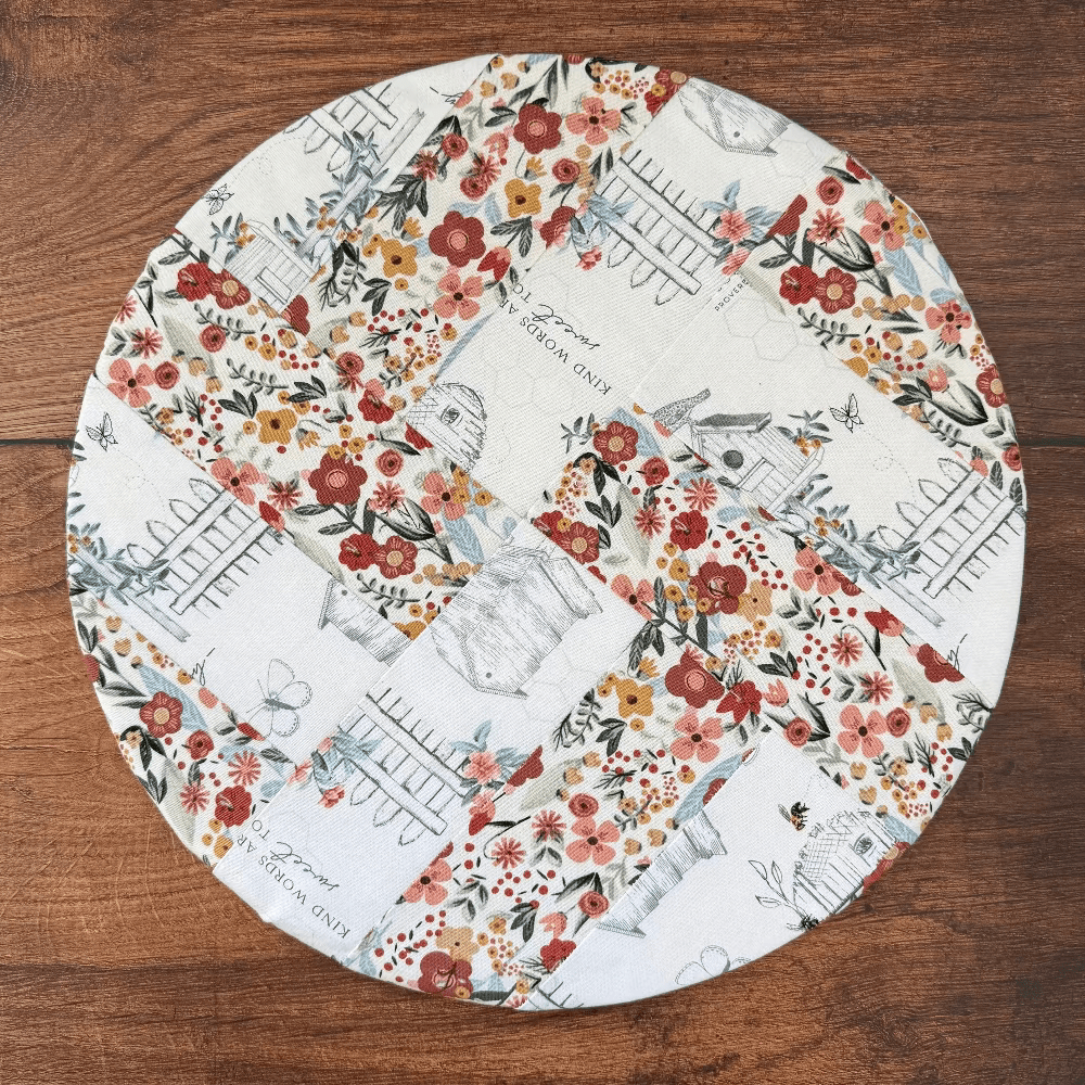 Large Reusable Cotton Bowl Cover | Eco - Friendly Kitchen Cover - Aware House