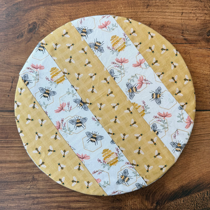Medium Reusable Cotton Bowl & Banneton Cover | Eco-Friendly Kitchen Cover-zoom-
