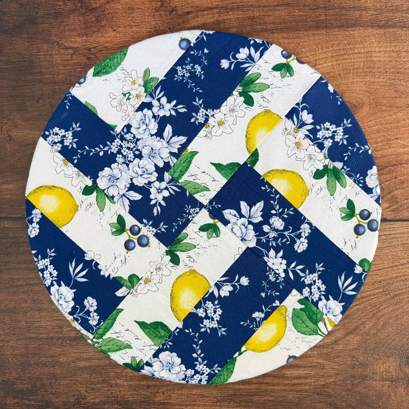 Large Reusable Cotton Bowl Cover | Eco-Friendly Kitchen Cover-zoom-
