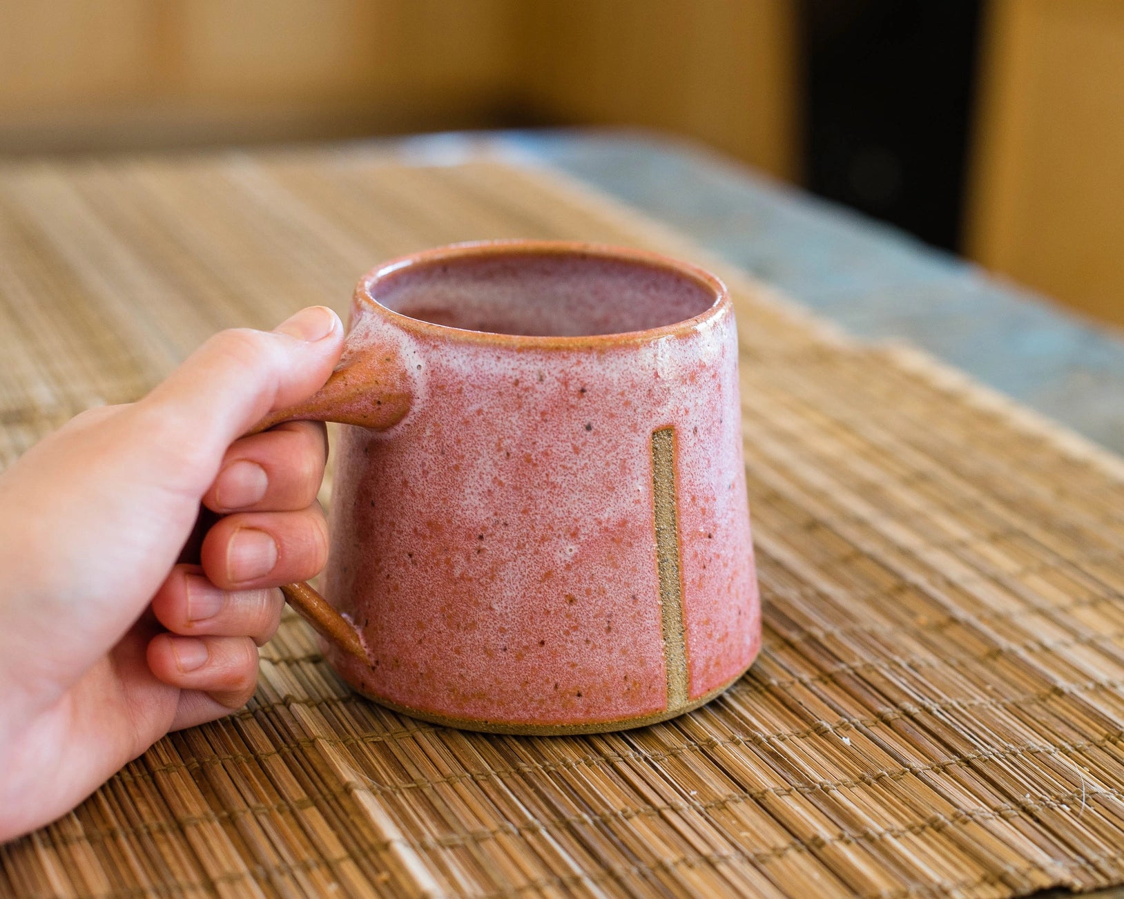 mugi Glossy Pink Mug | Shop ZZIEE Ceramics on Aware House