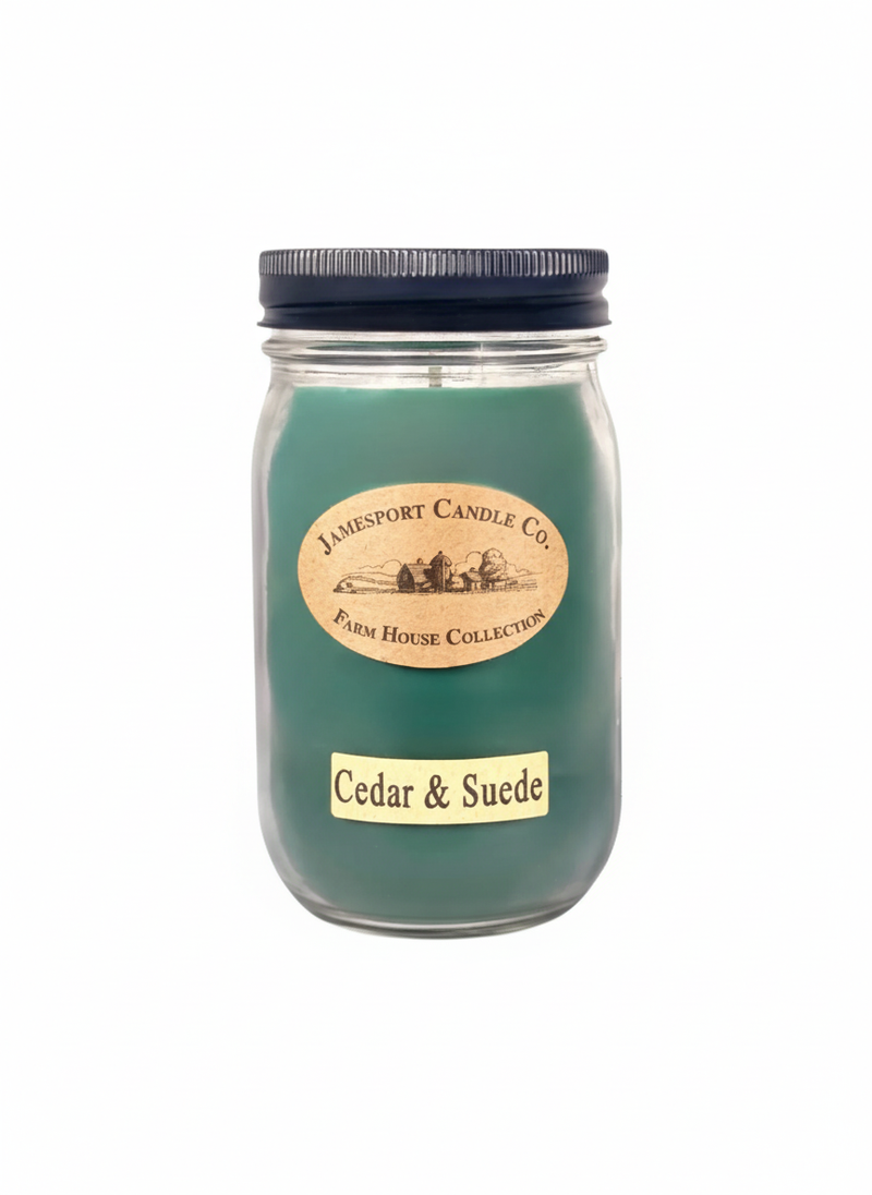 Cedar & Suede Candle | Fruit Jar-zoom-