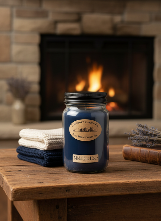 Midnight Hour Candle | Fruit Jar