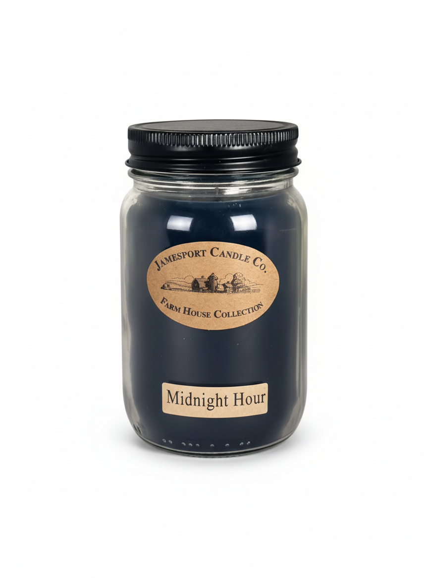 Midnight Hour Candle | Fruit Jar