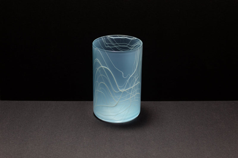 Glacial Blue Frequency 14 oz Glass-zoom-