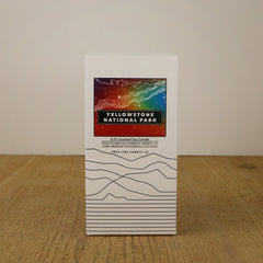 Yellowstone National Park Candle | Fir Scented Soy Candle with 3D Canyon Design - Aware House