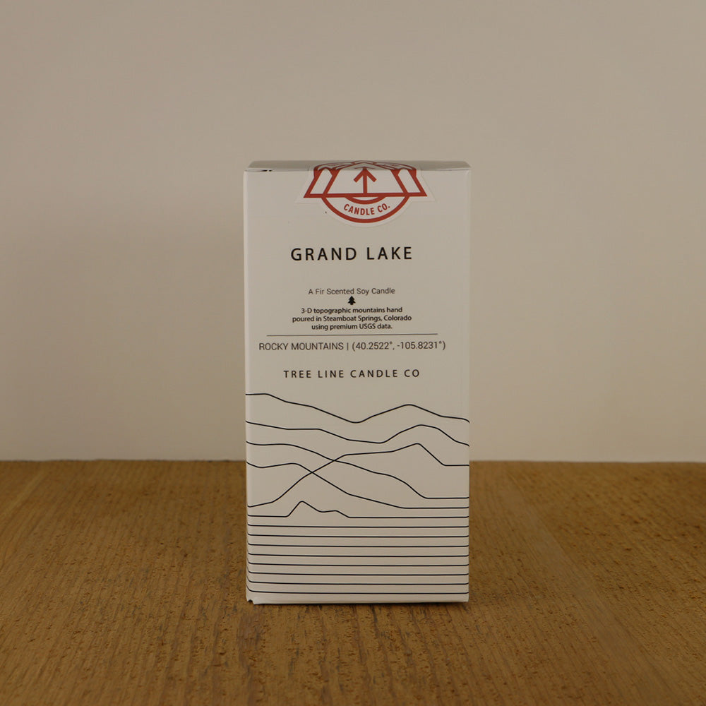 Grand Lake Candle | 3D Lake & Mountain Soy Candle-zoom-4