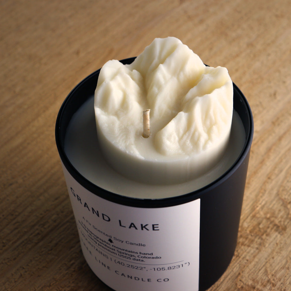 Grand Lake Candle | 3D Lake & Mountain Soy Candle-2