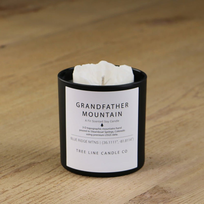 Grandfather Mountain Candle | Soy Candle with 3D Mountain Design-zoom-