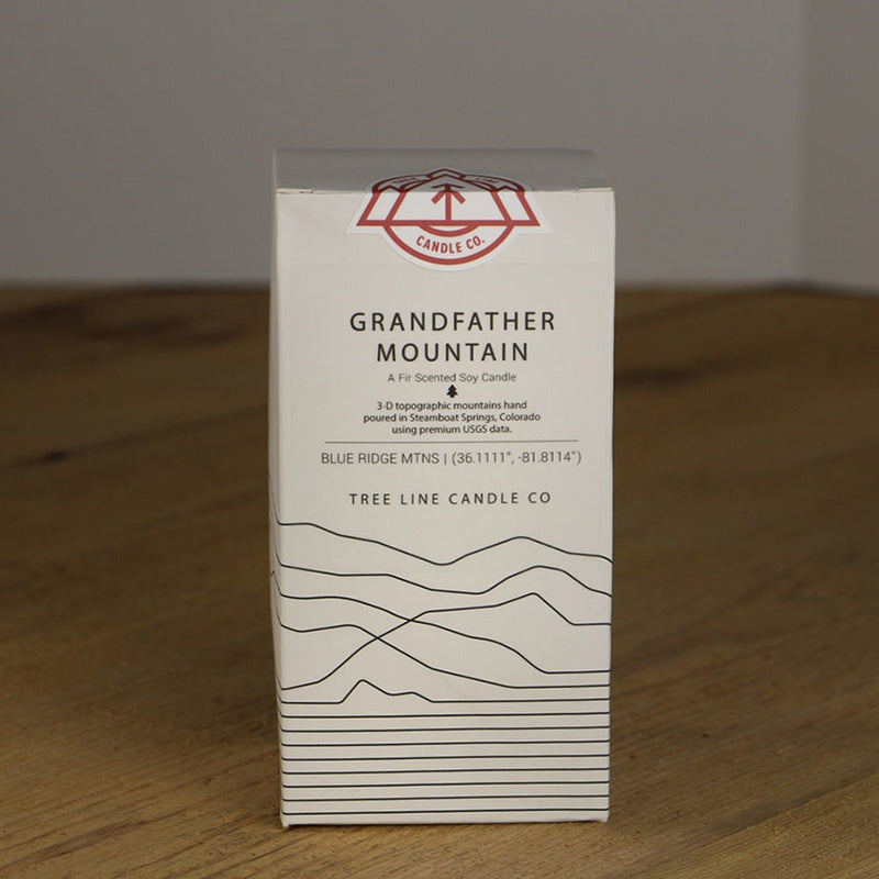 Grandfather Mountain Candle | Soy Candle with 3D Mountain Design-zoom-