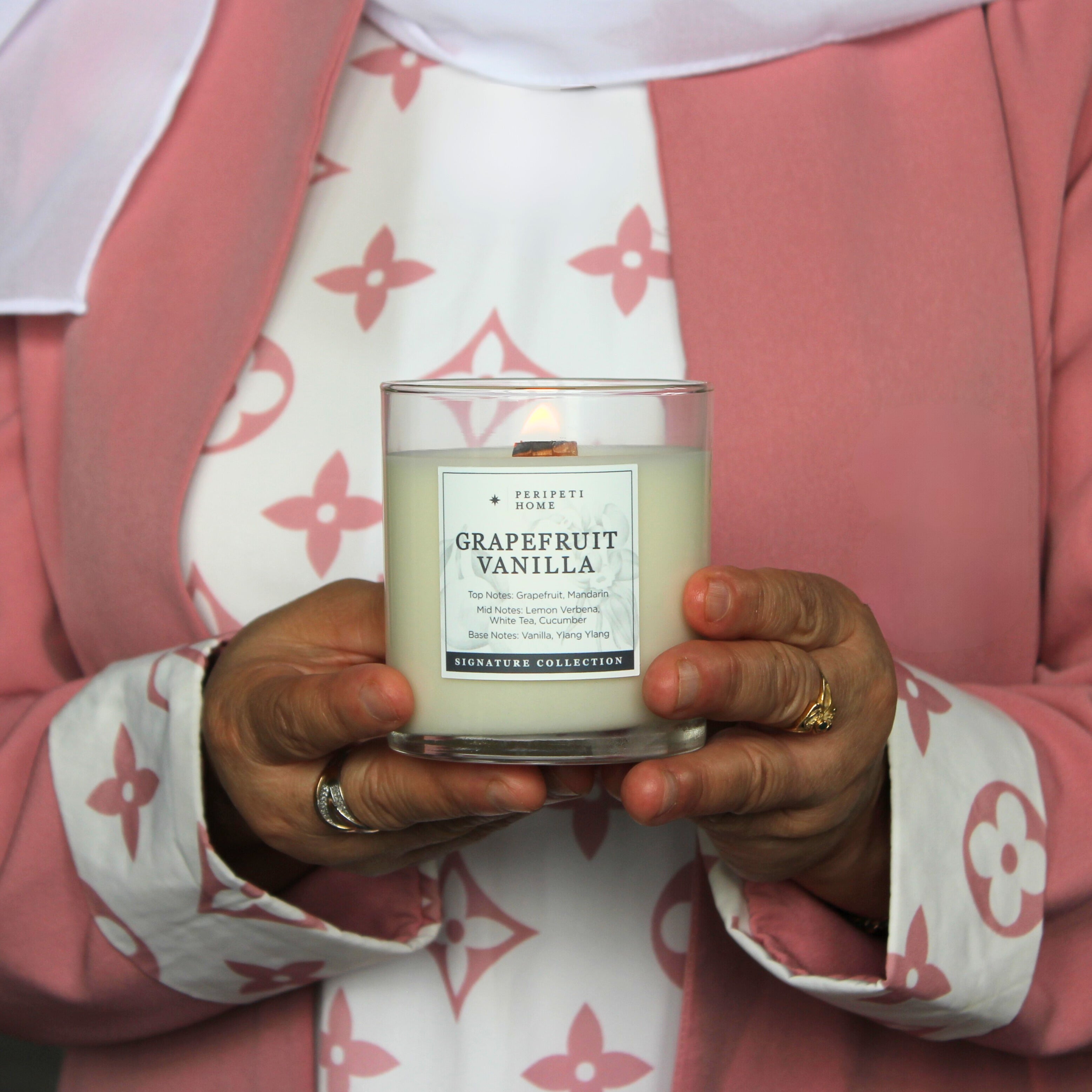 Grapefruit Vanilla Candle, Wax Melt, Diffuser & Room Spray-zoom-1