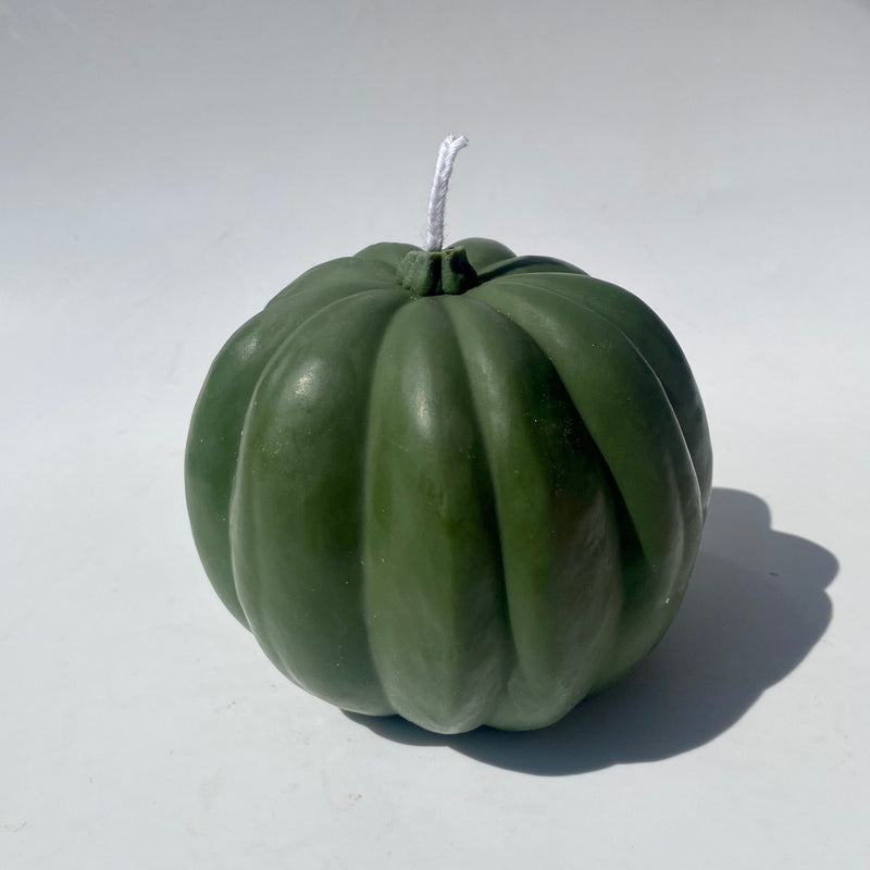 Pumpkin Candle - Green-zoom-