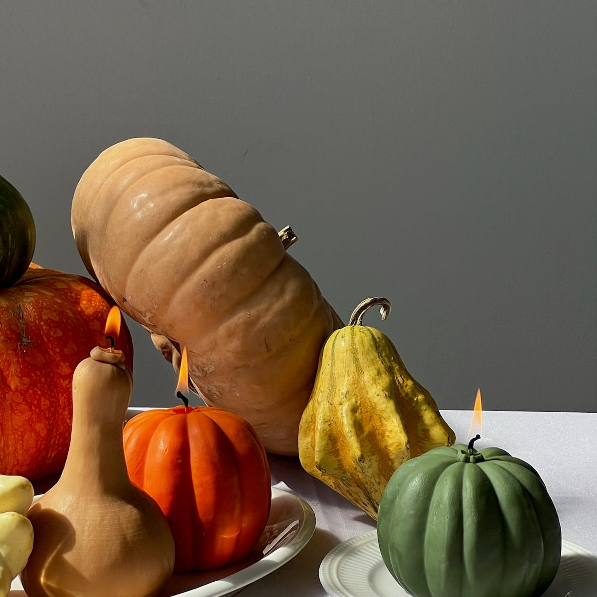 Pumpkin Candle - Green-4