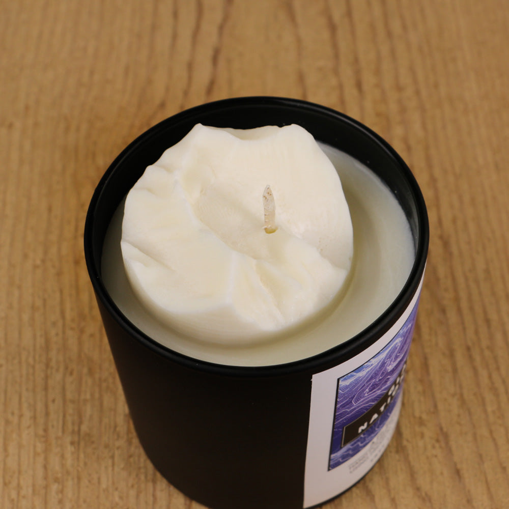 Glacier National Park Candle | 3D Mount Grinnell Soy Candle