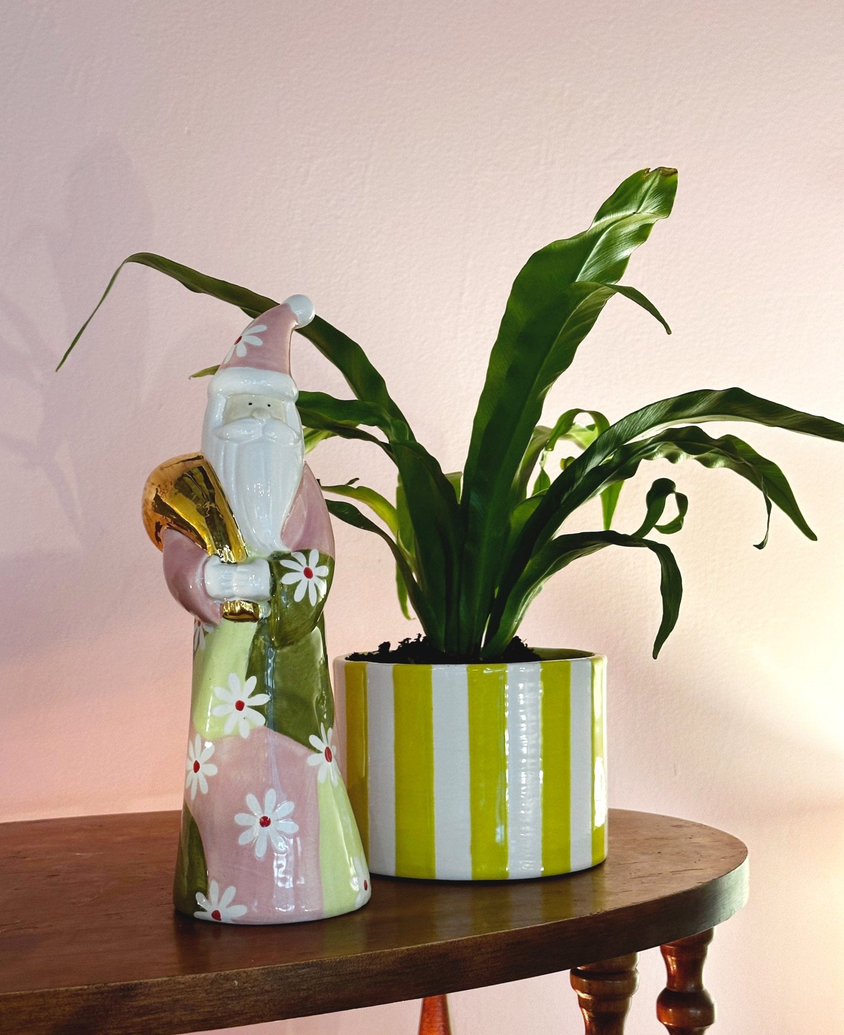 Big Top Stripes Candle & Vase - Aware House