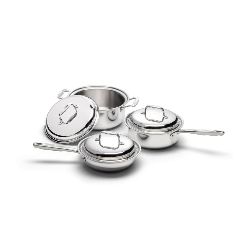 6 Piece Stainless Steel Cookware Set-zoom-