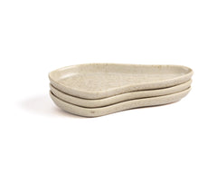 Riverstone Dessert Plates | Stacy London & Haand Collection - Aware House