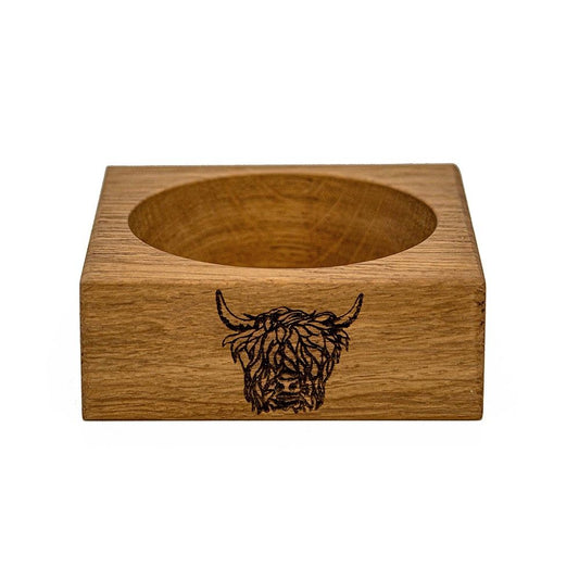 Scottish Oak Wine Bottle Coaster