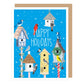 Holiday Birdhouses Christmas Card