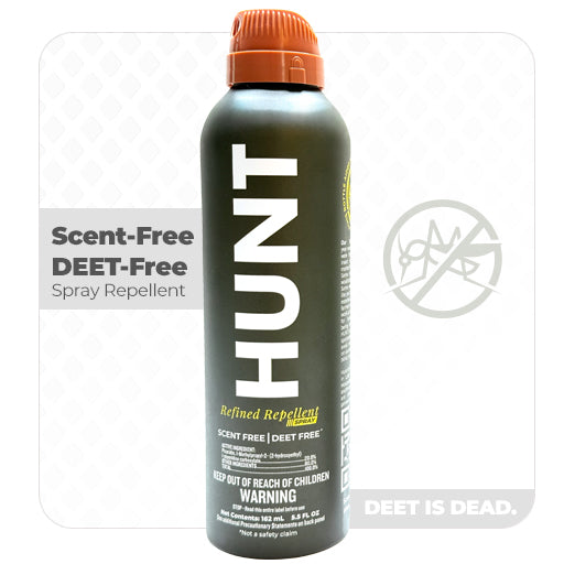 HUNT Insect Repellent Spray | Scent-Free, DEET-Free