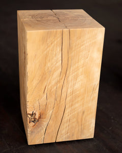 Hyo Table Wisdom | Beech Solid Wood Cube Side Table - Aware House