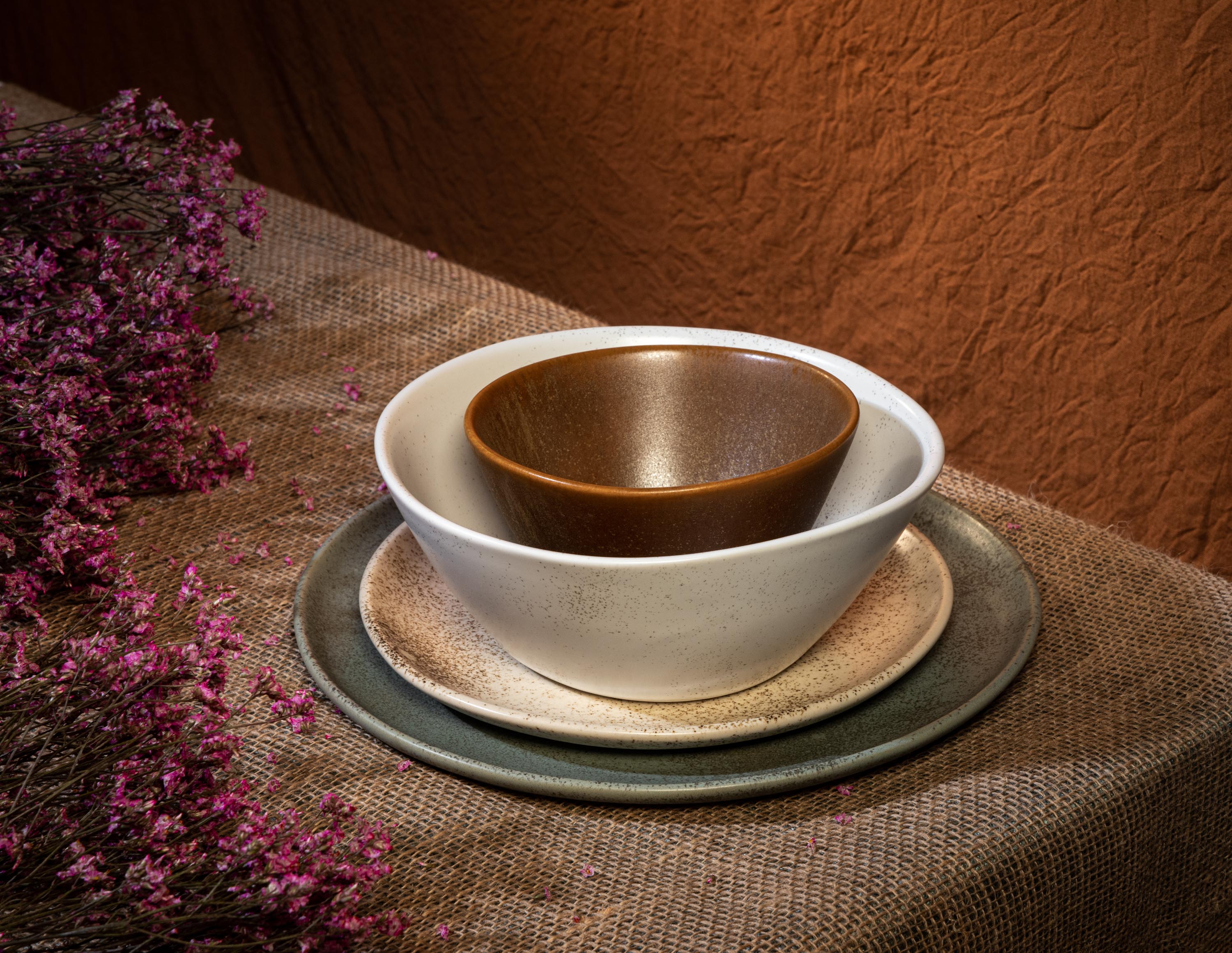 Hestia Coupe 4 Piece Dinner Setting